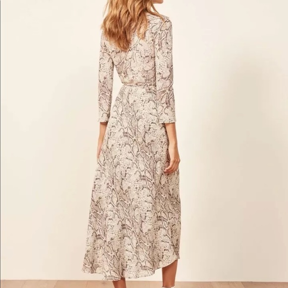 Reformation Jaz Dress in Python Print Small - Picture 5 of 10